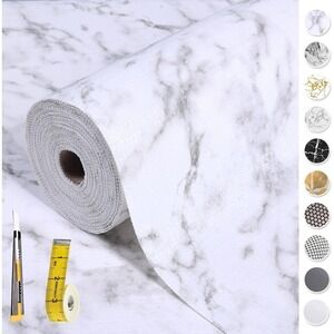 Marble Shelf Liner Drawer Liner Waterproof Non Adhesive Non Slip Countertop Cove